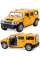 Машинка металева Kinsmart 1:40 2008 Hummer H2 SUV KT5337W інерційна, двері відчиняються / Жовтий