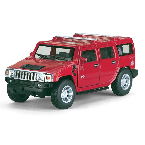 Машинка металева Kinsmart 1:40 2008 Hummer H2 SUV KT5337W інерційна, двері відчиняються / Червоний