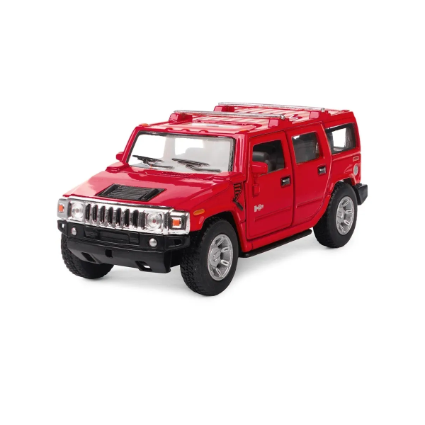 Машинка металева Kinsmart 1:40 2008 Hummer H2 SUV KT5337W інерційна, двері відчиняються / Червоний