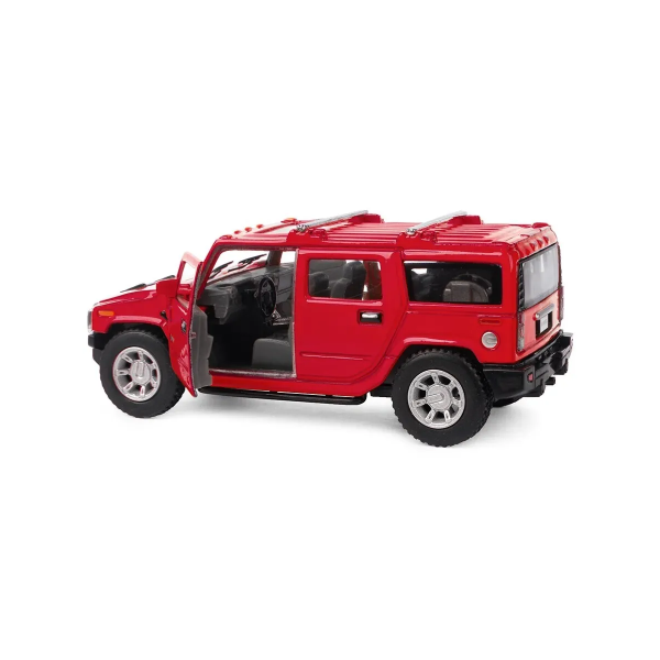 Машинка металева Kinsmart 1:40 2008 Hummer H2 SUV KT5337W інерційна, двері відчиняються / Червоний