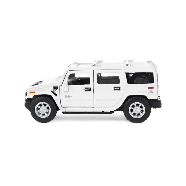 Машинка металева Kinsmart 1:40 2008 Hummer H2 SUV KT5337W інерційна, двері відчиняються / Білий