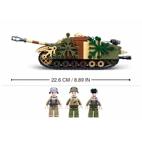 Конструктор Sluban Танк WW2 серії Другої світової війни 524 деталі M38-B0858