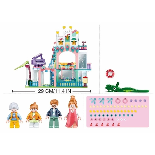 Конструктор Sluban Girl's Dream M38-B0973 Будиночок мрії, 601 деталь
