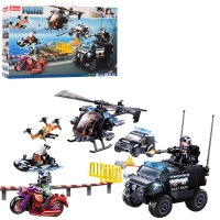 Конструктор Sluban Полицейская погоня 469 деталей M38-B0809