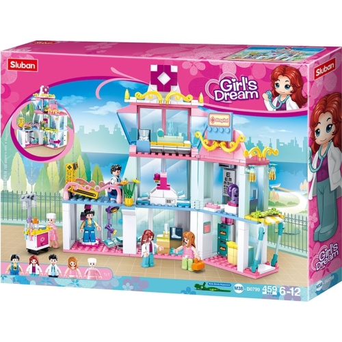 Конструктор Sluban Girl's Dream M38-B0799 Лікарня, 459 деталей