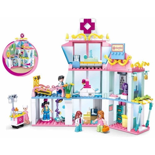 Конструктор Sluban Girl's Dream M38-B0799 Лікарня, 459 деталей