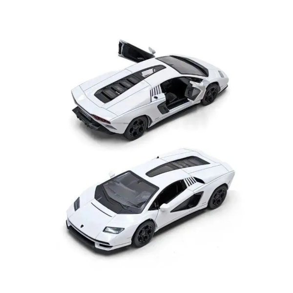Игрушечная модель Lamborghini Countach LPI 800-4 (KT5437W): стильный миниатюрный автомобиль в белом цвете