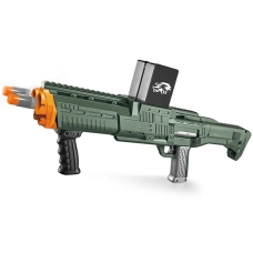 Игрушечный Двухствольный Автомат-Гранатомет с Мягкими Пулями HAWKEYE DP-12 (WJ-610) Зеленый