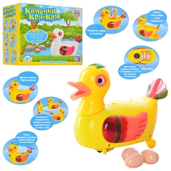 Музична качечка-несушка 20258 світло, несе яйця