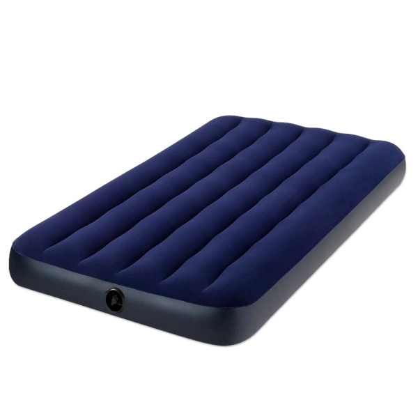 Надувний матрац Intex 64757 Classic Downy Airbed (99х191х25 см)