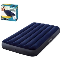 Надувний матрац Intex 64757 Classic Downy Airbed (99х191х25 см)