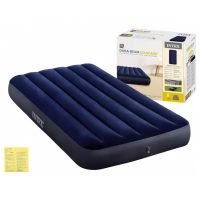 Надувний матрац Intex 64757 Classic Downy Airbed (99х191х25 см)