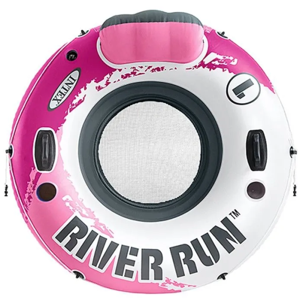 Надувне коло-крісло INTEX 56824 EU River Run 135см з ручками до 100кг