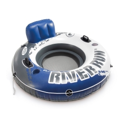Intex Надувне крісло 58825 EU River Run, d = 135 см, з ручками, підсклянники, трос, в коробці