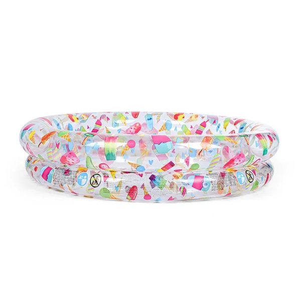 Надувной бассейн INTEX 59460NP с мячом и кругом 122×25 см набор для детей от 2 лет