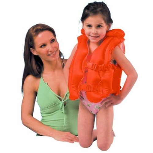 Жилет для плавания детский INTEX 58671EU Deluxe Swim на 3-6 лет, 50 Х 47 см