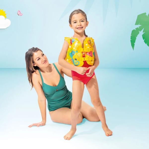 Жилет для плавания INTEX "Веселые рыбки" 41x30 см. 59661NP
