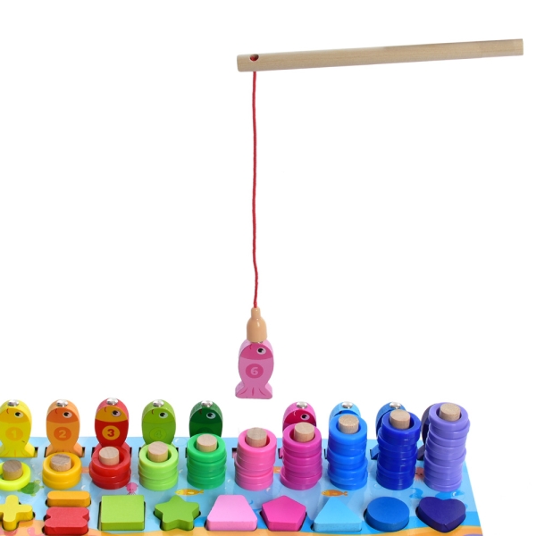 Деревянная игрушка Развивающий Центр рамка-вкладыш MD 1926