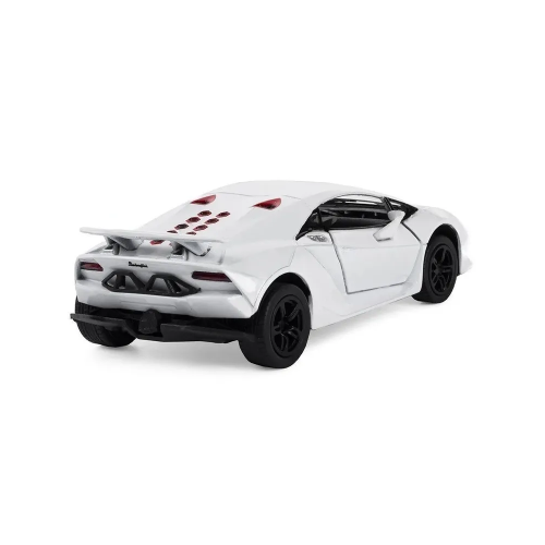 Машинка металева Kinsmart Lamborghini Sesto Elemento 1:38 (інерційна, білий) KT5359W