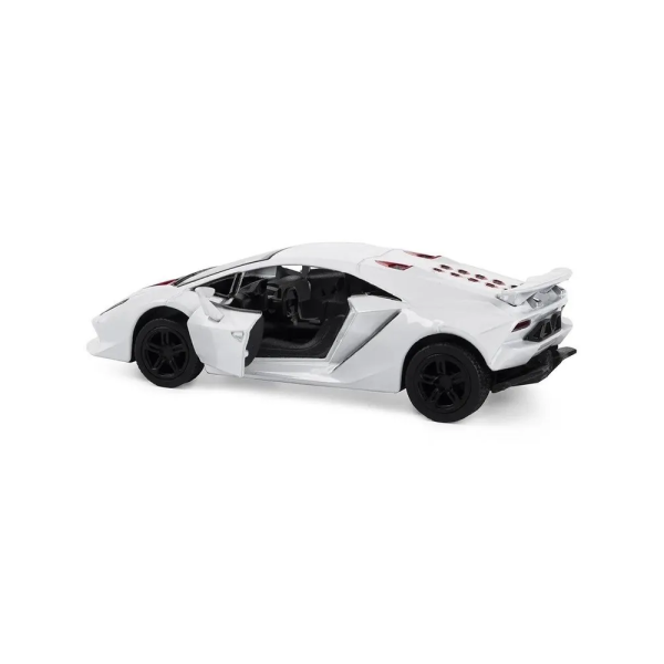 Машинка металева Kinsmart Lamborghini Sesto Elemento 1:38 (інерційна, білий) KT5359W