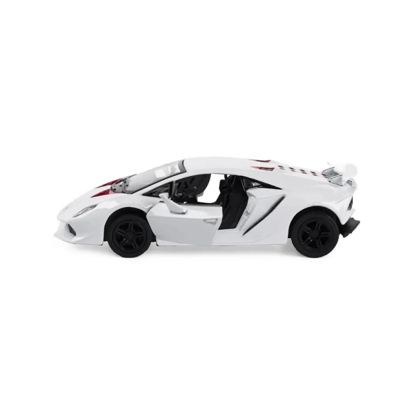 Машинка металева Kinsmart Lamborghini Sesto Elemento 1:38 (інерційна, білий) KT5359W