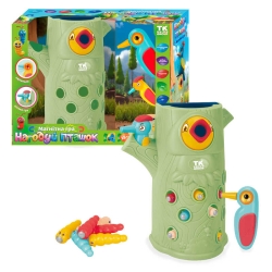 Магнітна гра “Нагодуй Пташок” 75583 (12) TK Group, звук, підсвічування, мелодія, 2 пташки, 9 черв’ячків, в коробці