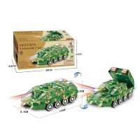 Танк YJ 388-58 (72/2) підсвічування, звук, колеса вільного ходу, в коробці