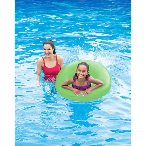 Надувний круг для плавання Intex Neon 91 см (59262)