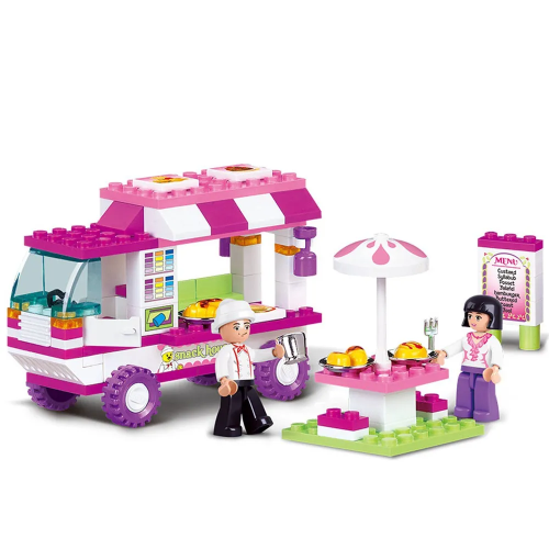 Конструктор Sluban Girl's Dream M38-B0155 Кафе на колесах, 102 деталі
