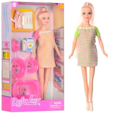 Лялька DEFA 8350 вагітна, 29см, пупс, ванна, горщик, аксесуари, 2 види, в кор-ке