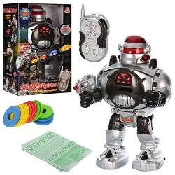 Інтерактивний робот на радіокеруванні (англ. мова): стріляє дисками, танцює 28083