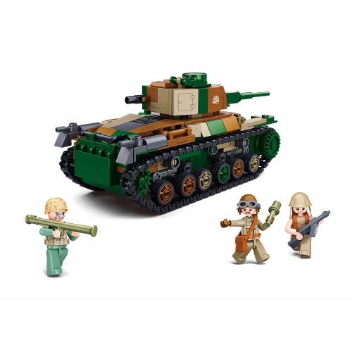 Конструктор Sluban Army WW2 M38-B1107 Японський танк Type 97 2в1, 563 деталі
