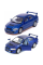 Машинка металлическая Kinsmart 1:36 "Mitsubishi Lancer Evolution VII" KT5052W инерционная, дверь открывается / Синий
