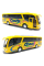Металева машинка Kinsmart Автобус Coach жовтий інерційний (KS 7101 W Yellow)