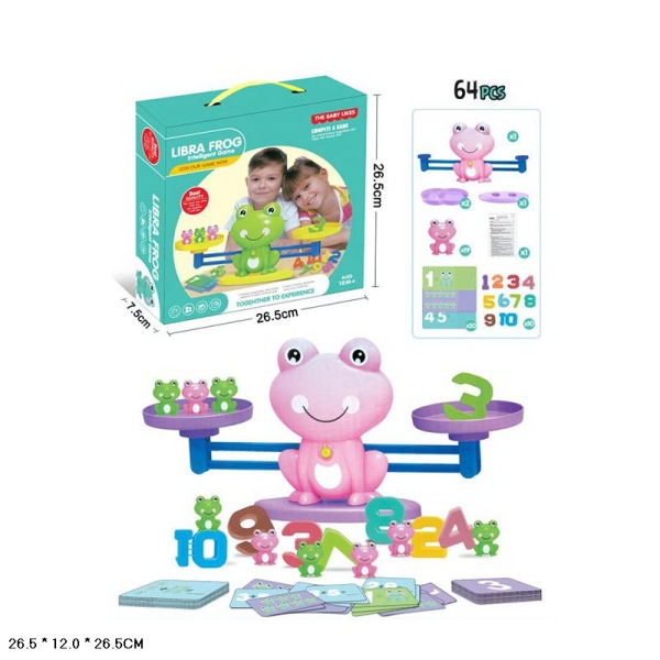 Розвиваюча гра цифровий баланс математичні ваги рожева жаба SSD-6688