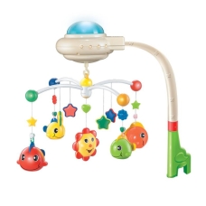 Дитячий музичний мобіль на ліжечко з проєктором KI-901