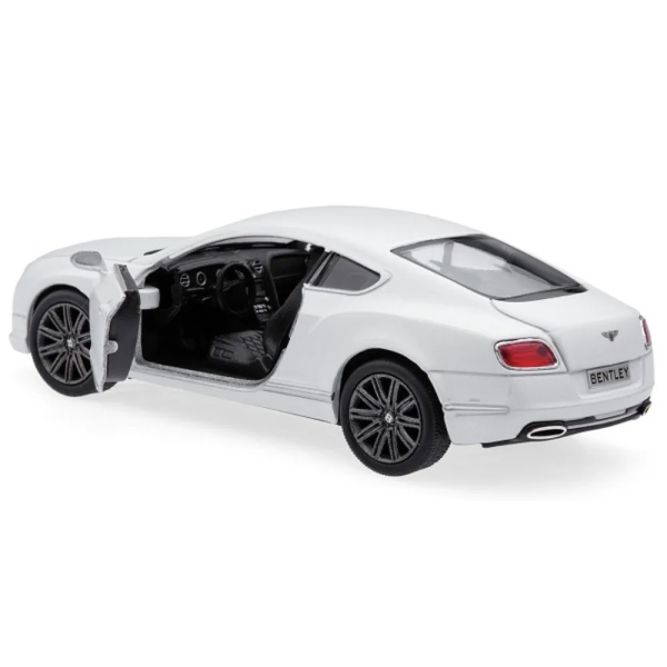 Машинка металева Kinsmart 1:38 Bentley Continental GT 2012 (інерційна, двері відчиняються, біла KT5369W)