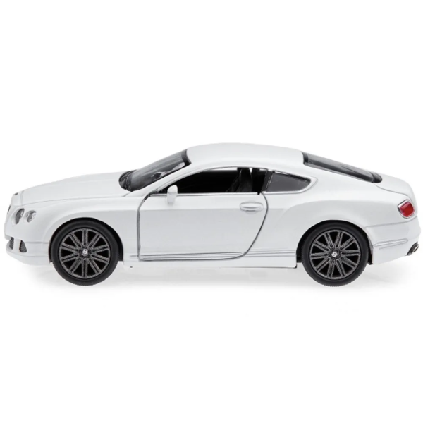 Машинка металева Kinsmart 1:38 Bentley Continental GT 2012 (інерційна, двері відчиняються, біла KT5369W)