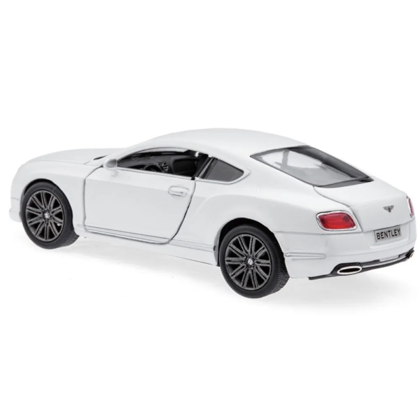 Машинка металева Kinsmart 1:38 Bentley Continental GT 2012 (інерційна, двері відчиняються, біла KT5369W)