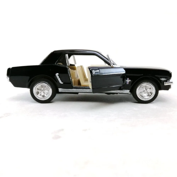 Машинка металева Kinsmart 1:36 Ford Mustang інерційна, двері відчиняються KT5351W / Чорний