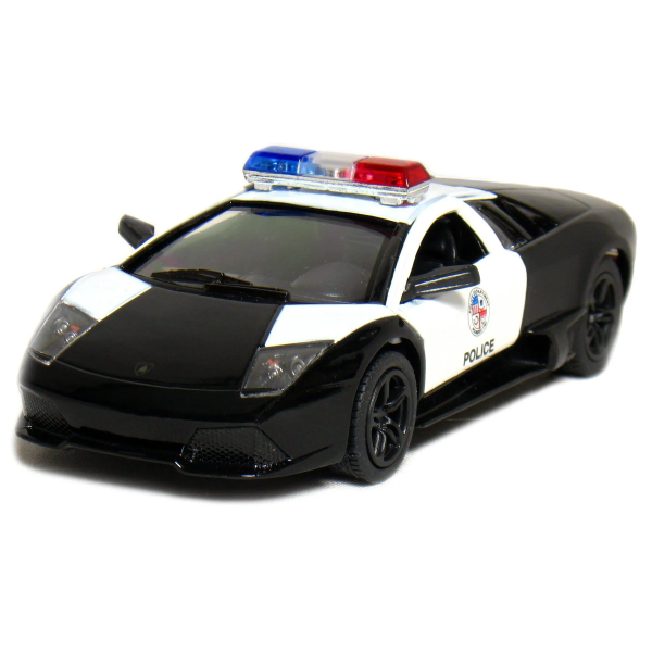 Машинка металева Kinsmart 1:36 Lamborghini Murcielago LP640 (Police) KT5317WP