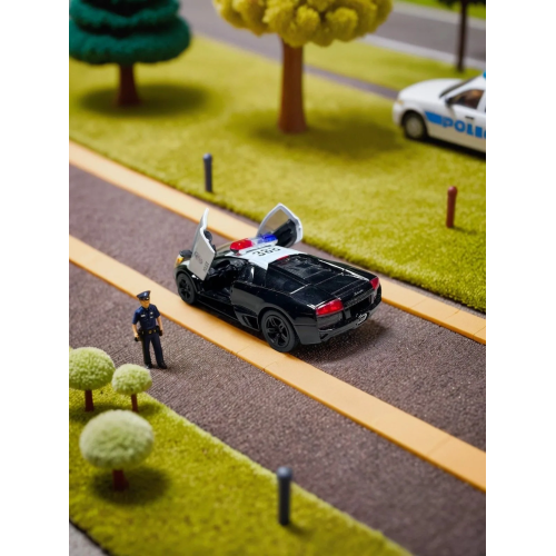 Металлическая машинка Kinsmart 1:36 Lamborghini Murcielago LP640 (Полиция) KT5317WP