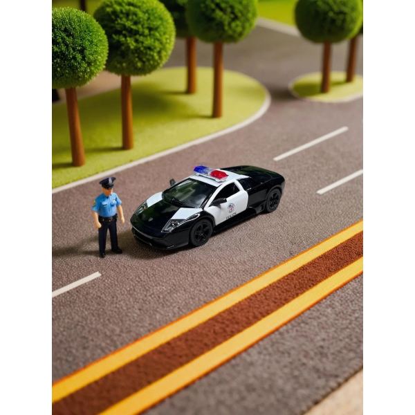 Машинка металева Kinsmart 1:36 Lamborghini Murcielago LP640 (Police) KT5317WP