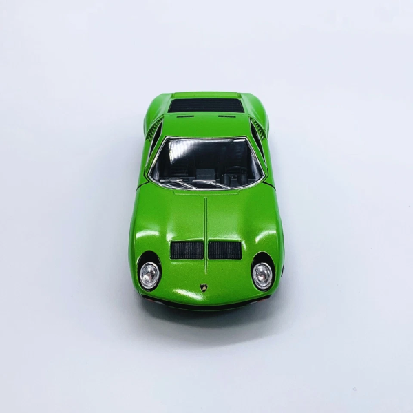 Машинка металева Kinsmart KT5390W 1:34 1971 Lamborghini Miura P400 SV інерційна, двері відчиняються / Зелений