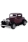 Машинка KT 5332 W метал 1932 Ford 3-Window Coupe Колір бордовий