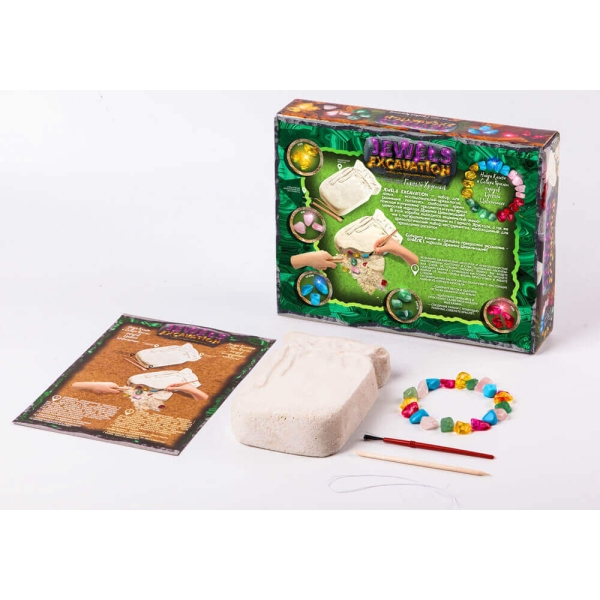 Набір для розкопок "Jewels Excavation" камені (6) "ДАНКО ТОЙС"