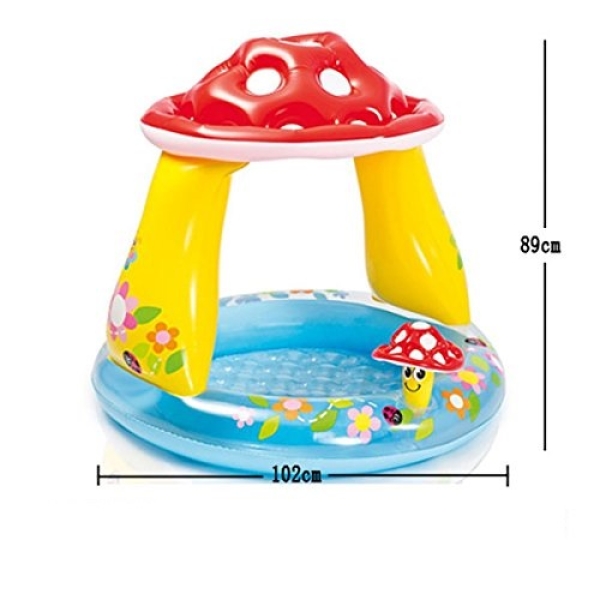 Басейн надувний INTEX "Грибочок" 102х89 см, 45 л, 57114NP