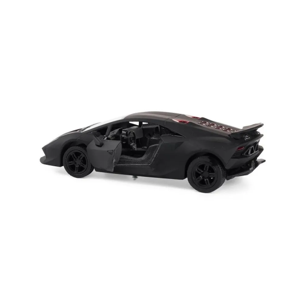 Машинка металлическая Kinsmart Lamborghini Sesto Elemento 1:38 (инерционная, черный) KT5359W