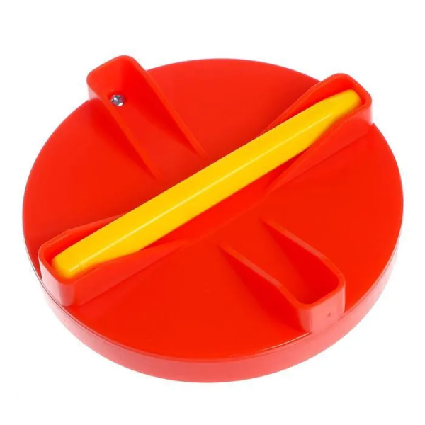 Планшет обучающий Магнитное рисование, 120 отверстий, 380-12A цвет красный