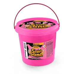Кинетический песок "Stretch Sand" розовый 700 г в ведре STS-01-01